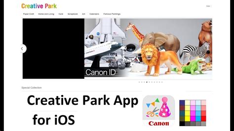canon creative park software.